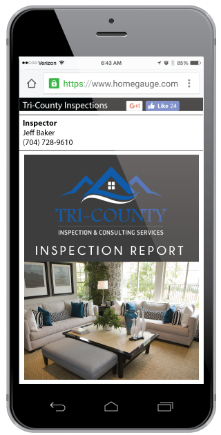 HomeGauge CRL Digital Home Inspection Report